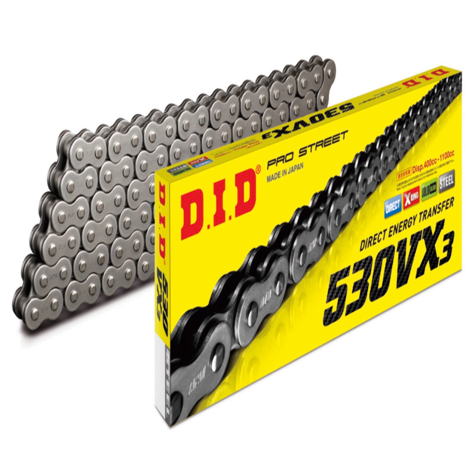 Obrázek produktu D.I.D 530VX3 X-Ring Drive Chain 530 4525516394147