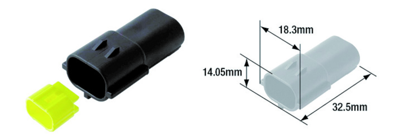 Obrázek produktu TOURMAX Elektrická spojka samec Vodotěsný typ 070 (FRA) ETP-111