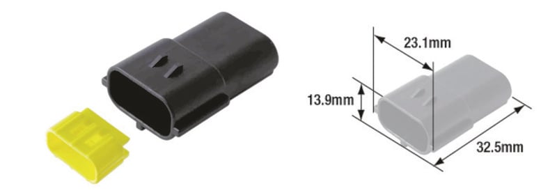 Obrázek produktu TOURMAX Elektrická spojka samec Vodotěsný typ 070 (FRA) ETP-113