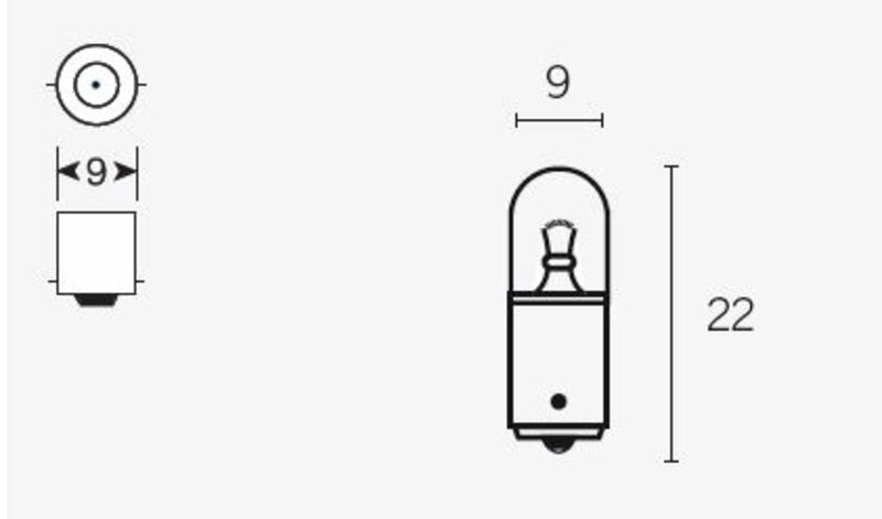 Obrázek produktu V PARTS T85 žárovky 6V 4W - x10 14682