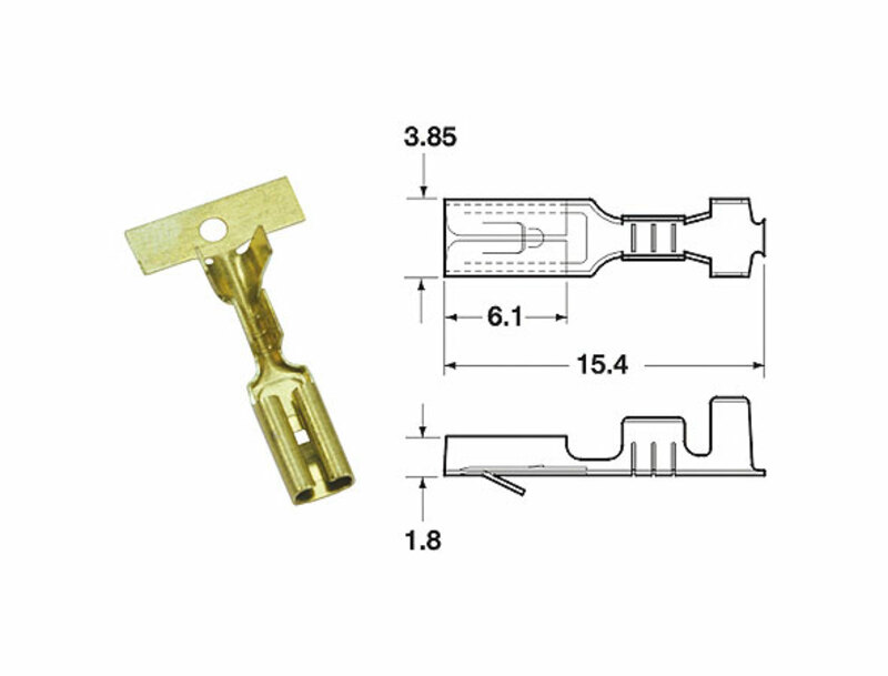 Obrázek produktu BIHR Svorkovnice 110 ML série Ø0,85mm²/1,25mm² - 50ks FM110-06BT5
