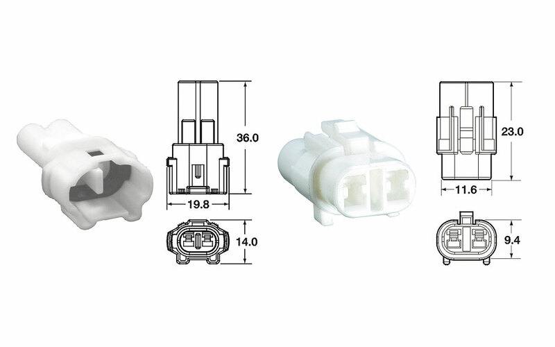 Obrázek produktu BIHR 2 sada konektorů Konektory 090 SMTO série OE Typ Ø0,85mm²/1,25mm² - 5 sad 90SMTO.2P