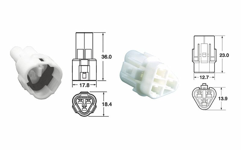 Obrázek produktu BIHR 3 koncové sady konektorů Konektory 090 SMTO série OE Typ Ø0,85mm²/1,25mm² - 5 sad 90SMTO.3P