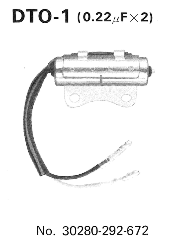 Obrázek produktu Kondenzátor TOURMAX Honda/Kawasaki DTO-1