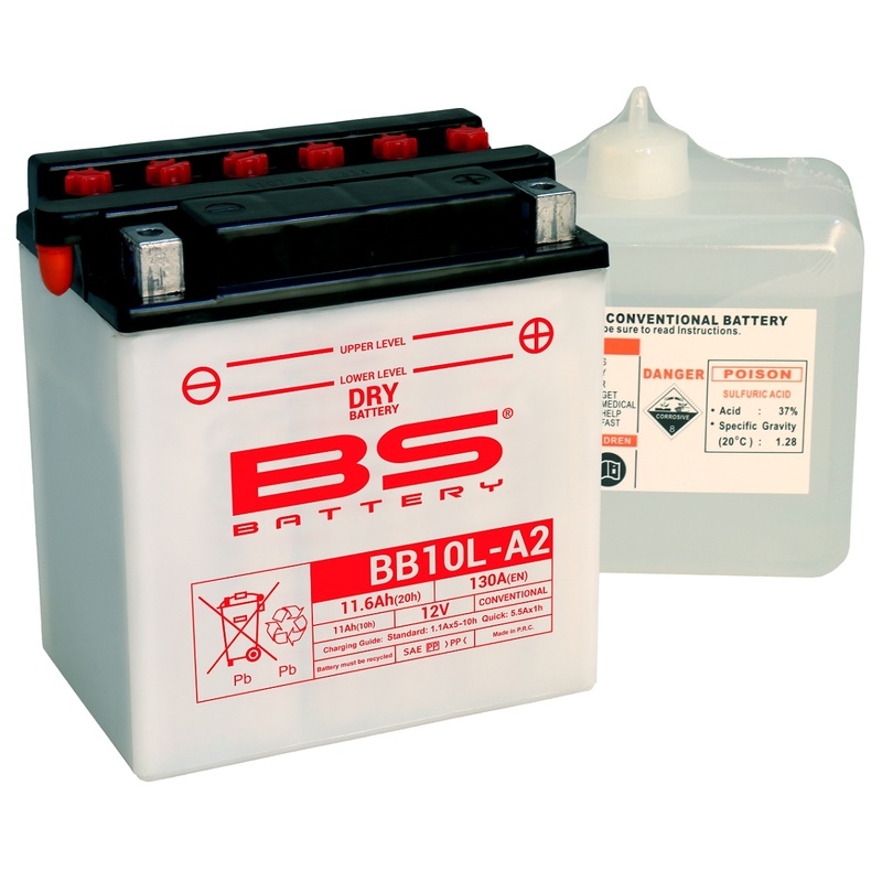 Obrázek produktu BS BATTERY Vysoce výkonná baterie s kyselinou - BB10L-A2 310556