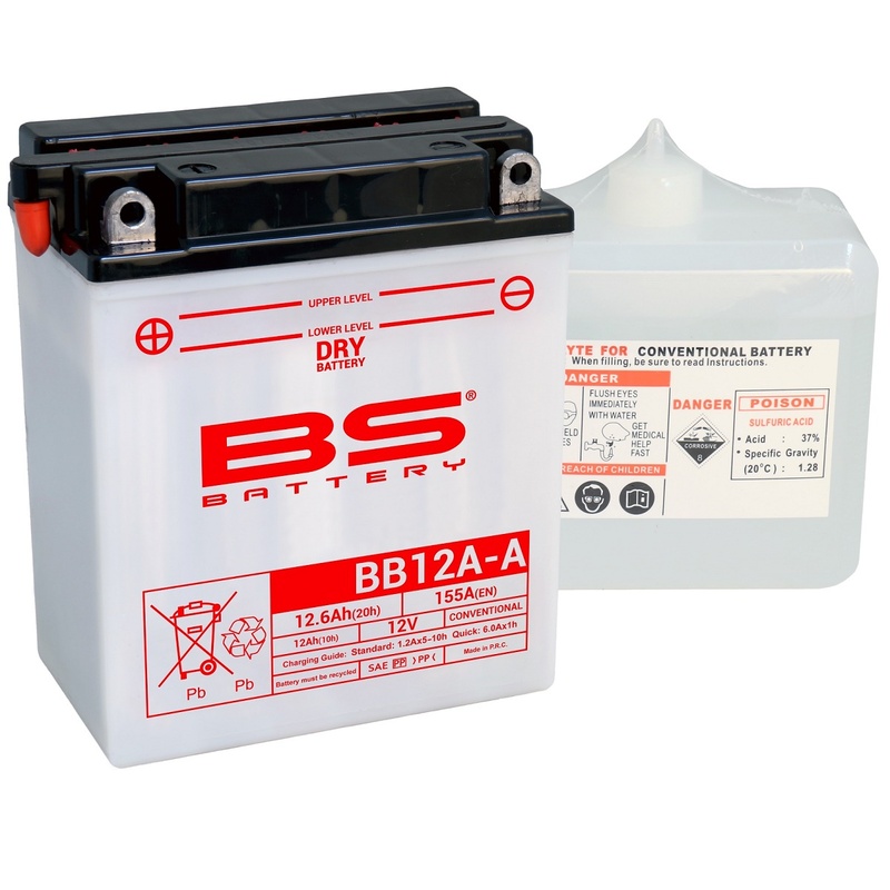 Obrázek produktu BS BATTERY Vysoce výkonná baterie s kyselinou - BB12A-A 310561