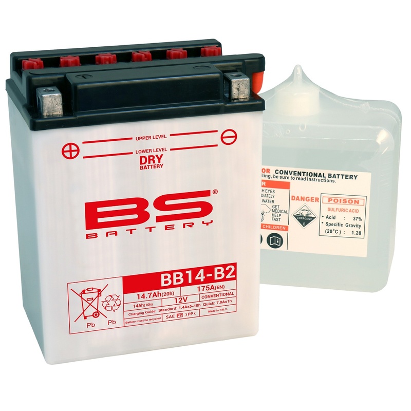 Obrázek produktu BS BATTERY Vysoce výkonná baterie s kyselinou - BB14-B2 310568