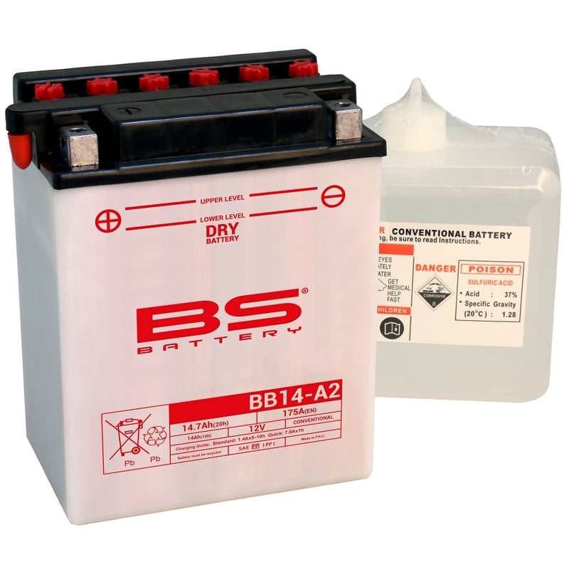 Obrázek produktu BS BATTERY Vysoce výkonná baterie s kyselinou - BB14A-A2 310571