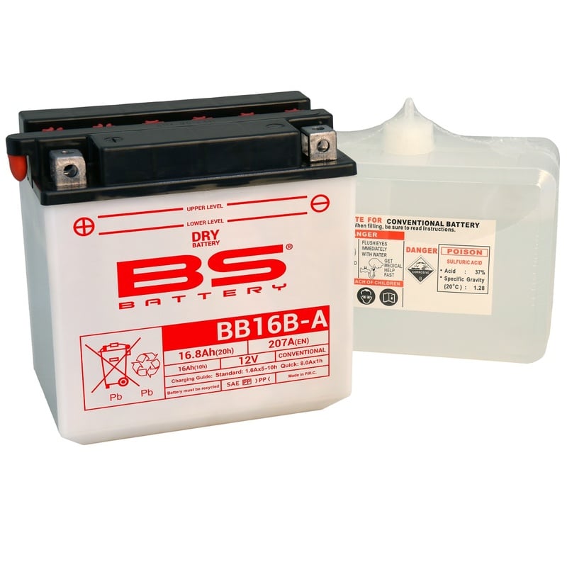 Obrázek produktu BS BATTERY Vysoce výkonná baterie s kyselinou - BB16B-A 310580