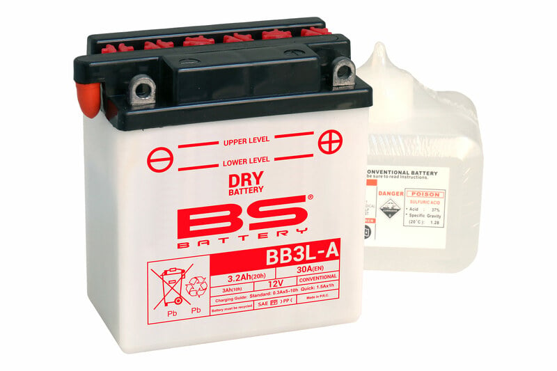 Obrázek produktu BS BATTERY Vysoce výkonná baterie s kyselinou - BB3L-A 310589