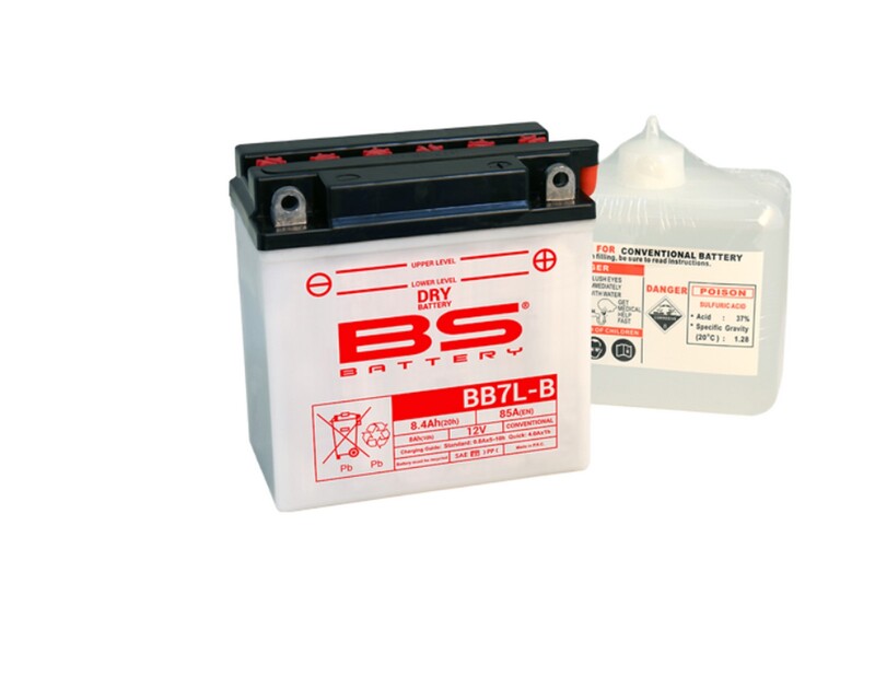 Obrázek produktu BS BATTERY Vysoce výkonná baterie s kyselinou - BB7L-B2 310595