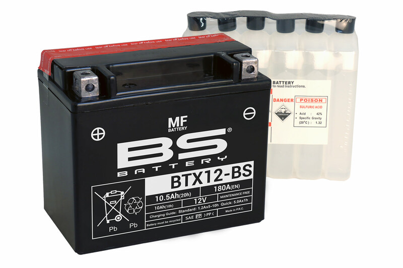 Obrázek produktu BS BATTERY Bezúdržbová baterie s kyselinou - BTX12 300603
