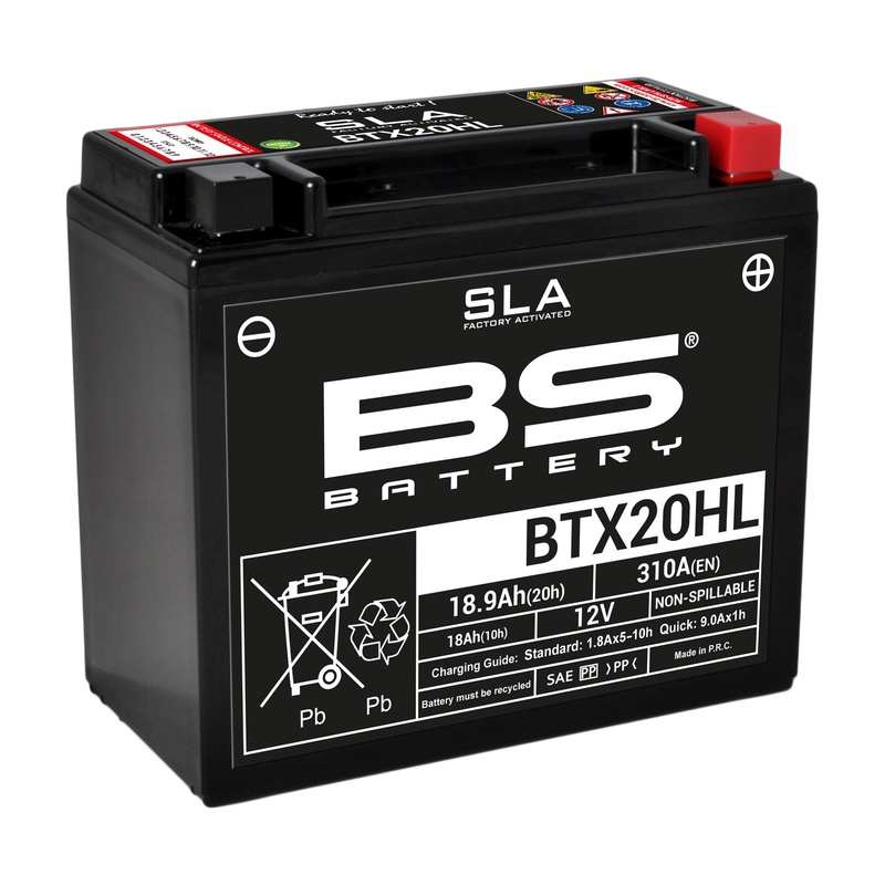 Obrázek produktu BS BATTERY Bezúdržbová baterie s kyselinou - BTX20HL 300614