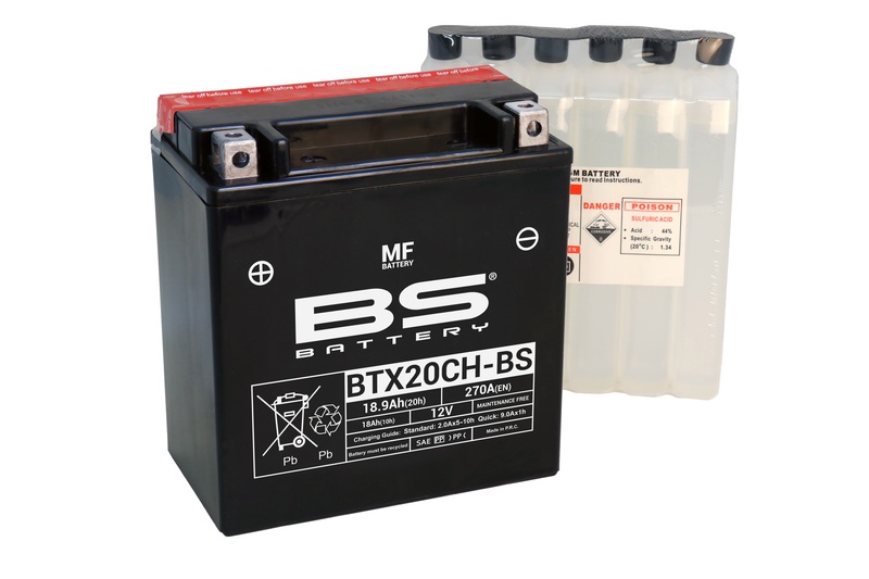 Obrázek produktu BS BATTERY Bezúdržbová baterie s kyselinou - BTX20CH 300616