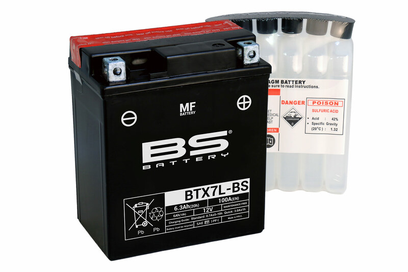Obrázek produktu BS BATTERY Bezúdržbová baterie s kyselinou - BTX7L 300620