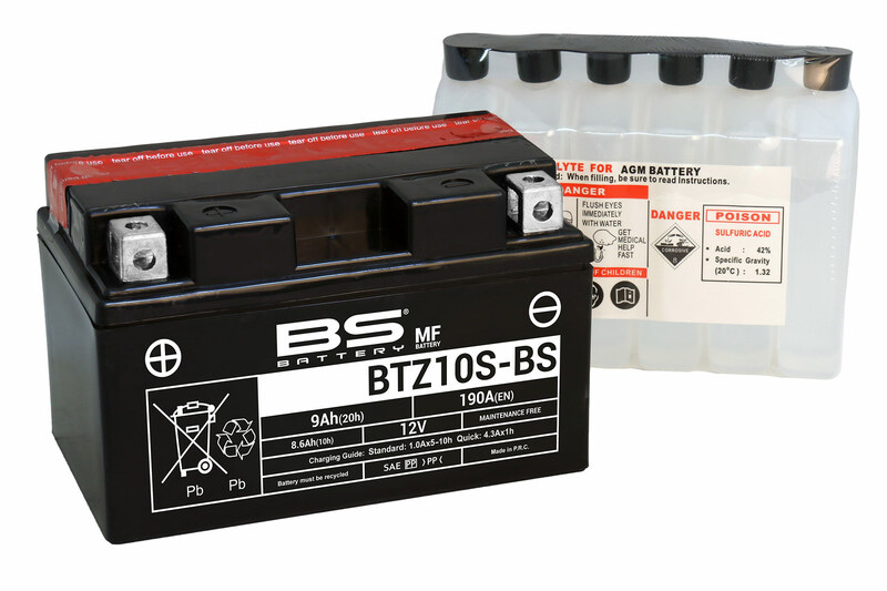 Obrázek produktu BS BATTERY Bezúdržbová baterie s kyselinou - BTZ10S-BS 300696