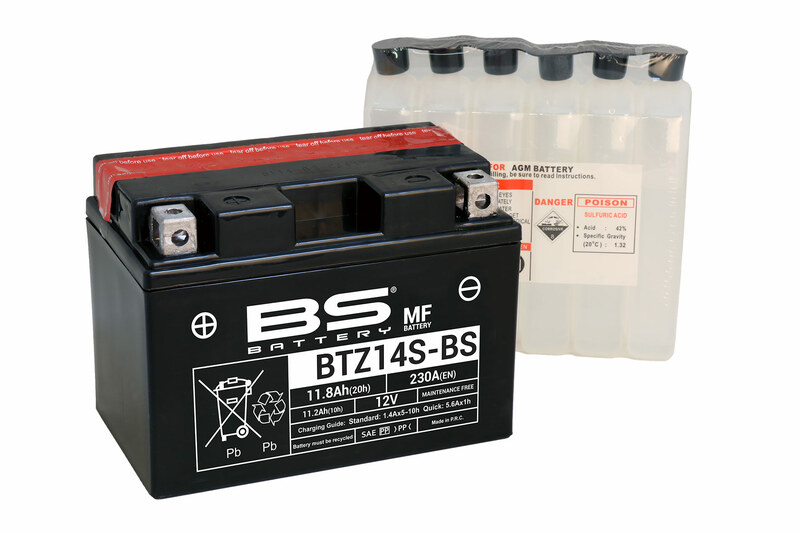 Obrázek produktu BS BATTERY Bezúdržbová baterie s kyselinou - BTZ14S-BS 300698