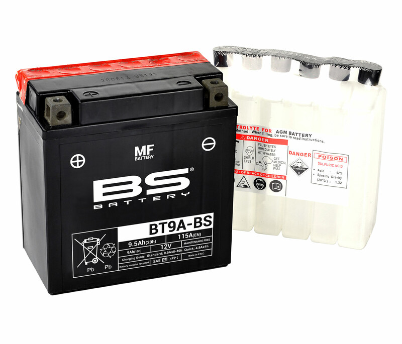Obrázek produktu BS BATTERY Bezúdržbová baterie s kyselinou - BT9A 300748