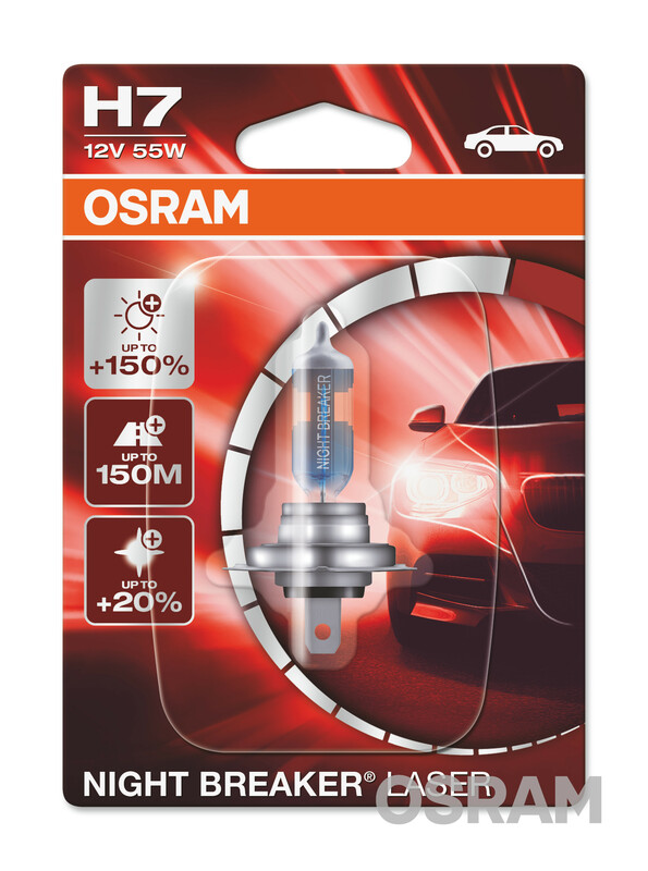 Obrázek produktu OSRAM Night Breaker Laser H7 žárovky 12V 55W - x1 64210NL