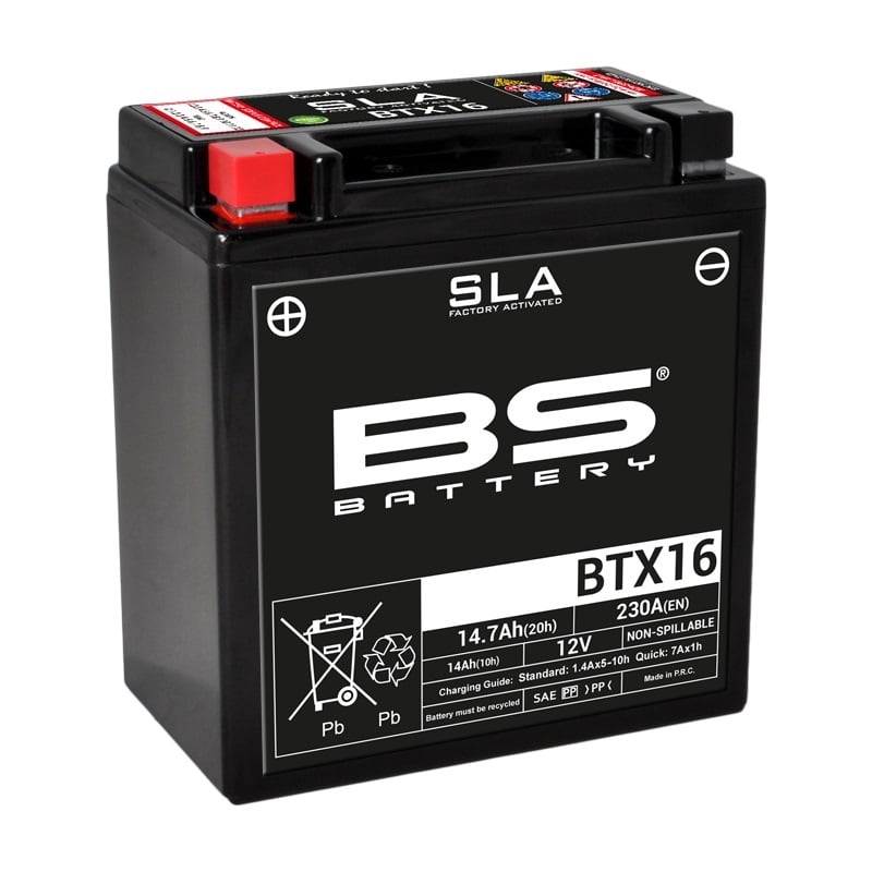 Obrázek produktu BS BATTERY Bezúdržbová SLA baterie s tovární aktivací - BTX16 300763