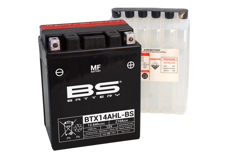 Obrázek produktu BS BATTERY Bezúdržbová baterie s kyselinou - BTX14AHL 300607