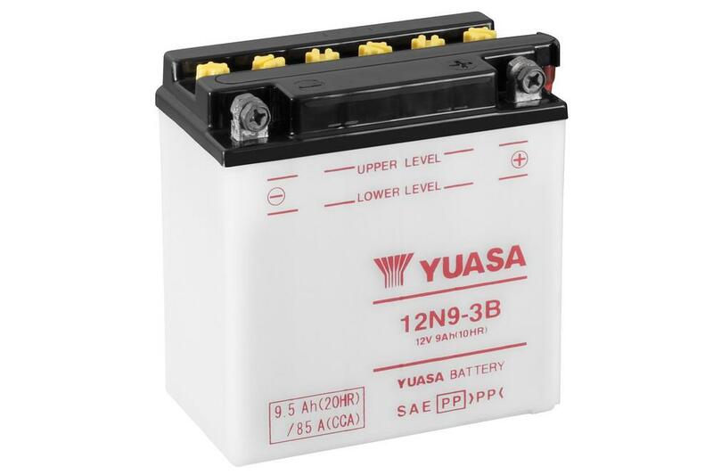 Obrázek produktu Konvenční baterie YUASA bez kyselinové sady - 12N9-3B 12N9-3B