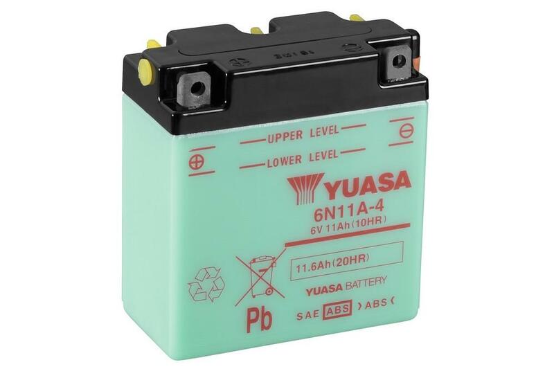 Obrázek produktu Konvenční baterie YUASA bez kyselinové sady - 6N11A-4 6N11A-4