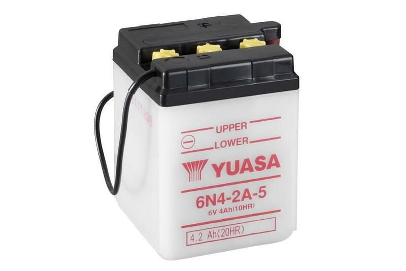 Obrázek produktu Konvenční baterie YUASA bez kyselinové sady - 6N4-2A-5 6N4-2A-5