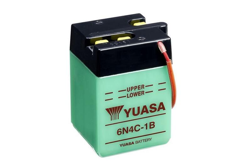Obrázek produktu Konvenční baterie YUASA bez kyselinové sady - 6N4C-1B 6N4C-1B
