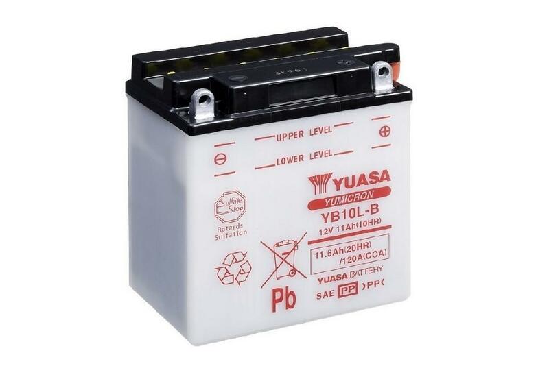 Obrázek produktu Konvenční baterie YUASA bez kyselinové sady - YB10L-B YB10L-B