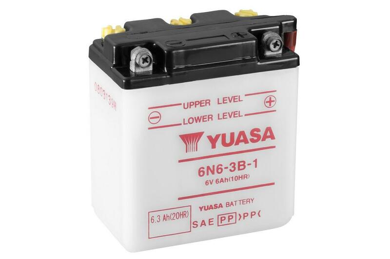 Obrázek produktu Konvenční baterie YUASA bez kyselinové sady - 6N6-3B-1 6N6-3B-1