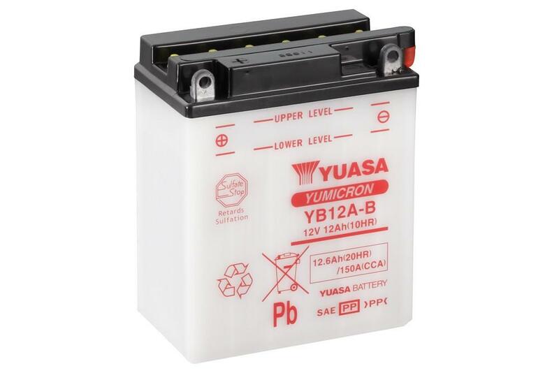 Obrázek produktu Konvenční baterie YUASA bez kyselinové sady - YB12A-B YB12A-B