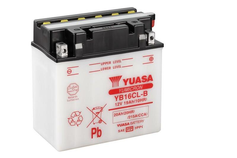 Obrázek produktu Konvenční baterie YUASA bez kyselinové sady - YB16CL-B YB16CL-B
