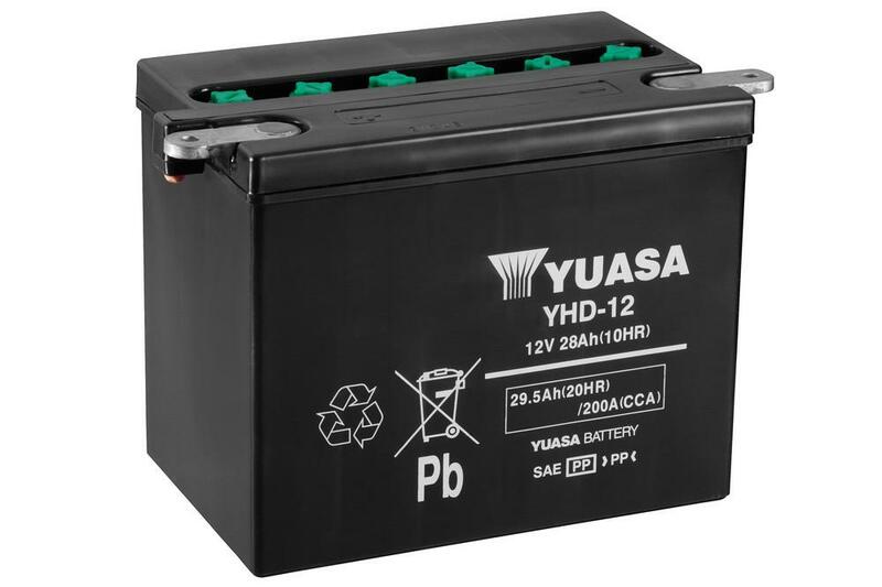 Obrázek produktu Konvenční baterie YUASA bez kyselinové sady - YHD-12 YHD-12