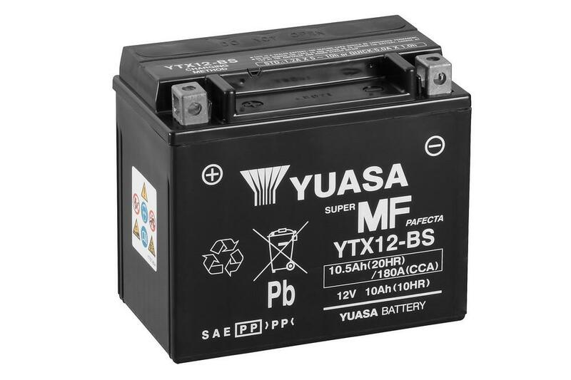 Obrázek produktu Bezúdržbová baterie YUASA s kyselinou - YTX12-BS YTX12-BS