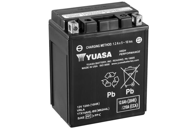 Obrázek produktu Bezúdržbová baterie YUASA s kyselinou - YTX14AHL-BS YTX14AHL-BS