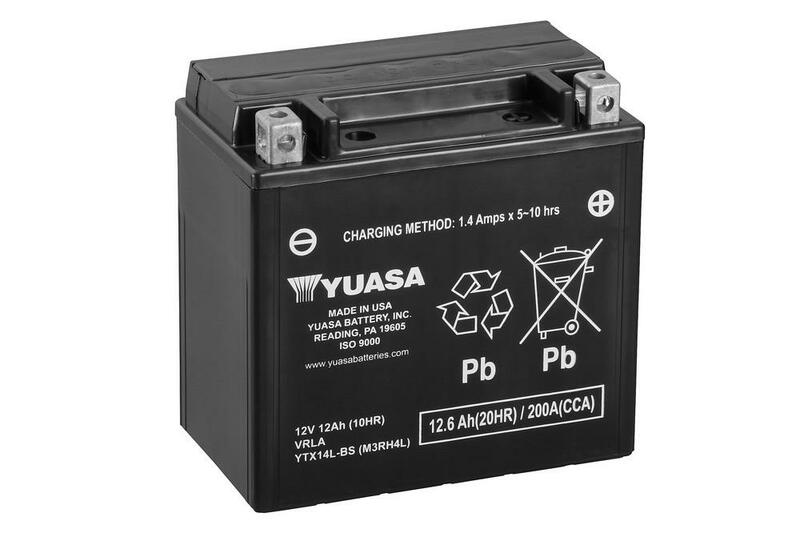 Obrázek produktu Bezúdržbová baterie YUASA s kyselinou - YTX14L-BS YTX14L-BS