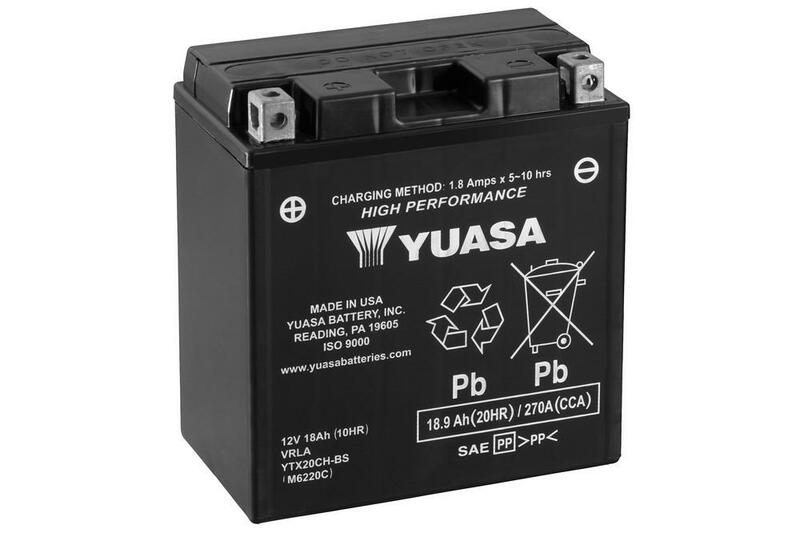 Obrázek produktu Bezúdržbová baterie YUASA s kyselinou - YTX20CH-BS YTX20CH-BS