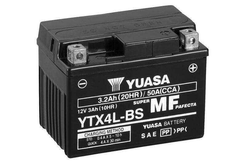 Obrázek produktu Bezúdržbová baterie YUASA s kyselinou - YTX4L-BS YTX4L-BS