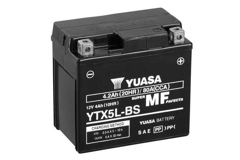 Obrázek produktu Bezúdržbová baterie YUASA s kyselinou - YTX5L-BS YTX5L-BS