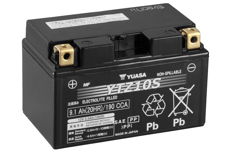 Obrázek produktu Bezúdržbová baterie YUASA W/C s tovární aktivací - YTZ10S YTZ10S