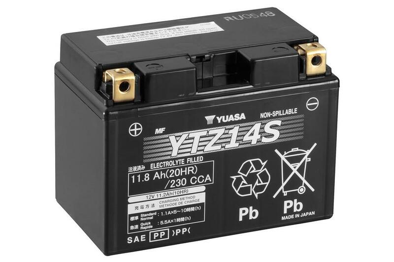 Obrázek produktu Bezúdržbová baterie YUASA W/C s tovární aktivací - YTZ14S YTZ14S