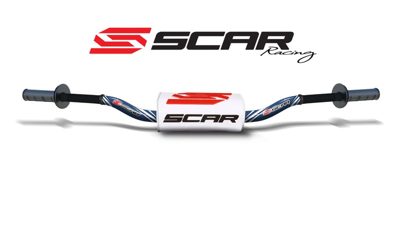 Obrázek produktu Řídítka SCAR O² McGrath/Short KTM - tmavě modrá S9172DKBL-WH