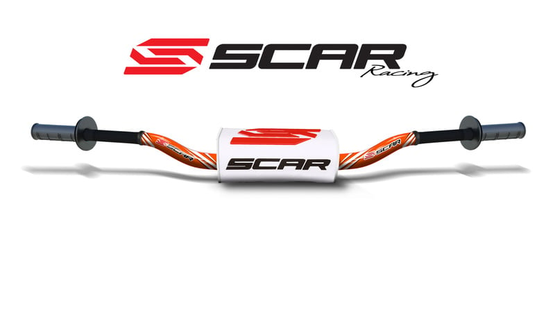 Obrázek produktu Řídítka SCAR O² McGrath/Short KTM - oranžová S9172OR-WH