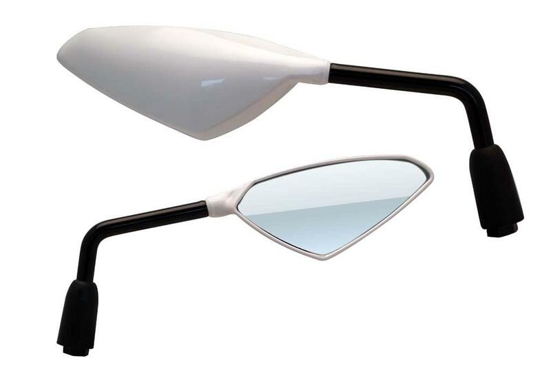 Obrázek produktu V PARTS Větrné zrcátko univerzální M10/125 - bílé (pár) E778BL