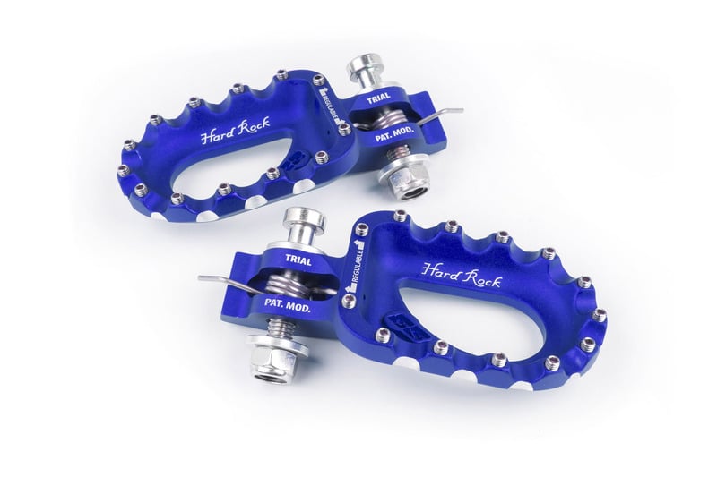 Obrázek produktu Opěrky nohou S3 Hard Rock Aluminium Blue ESK-463-U