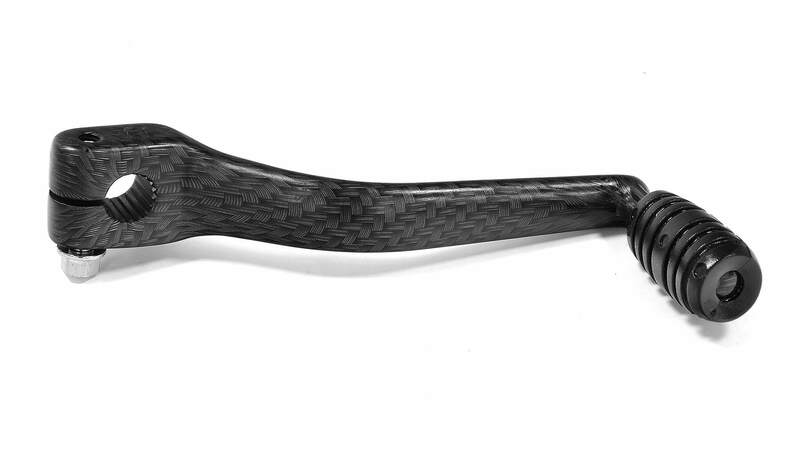 Obrázek produktu V PARTS Řadicí páka hliníková karbonová textura Derbi ASC-04-CARBON