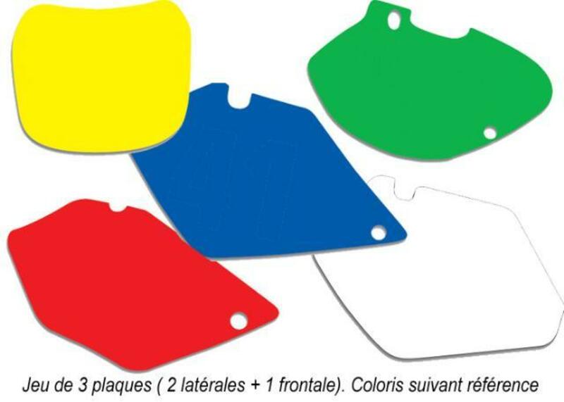 Obrázek produktu BLACKBIRD Plate Nálepky Černá Yamaha YZF250/453 3217/000006