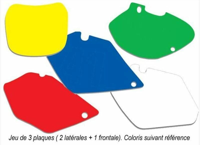 Obrázek produktu BLACKBIRD Plate Nálepky Modrá Yamaha YZ125/250 3224/000007