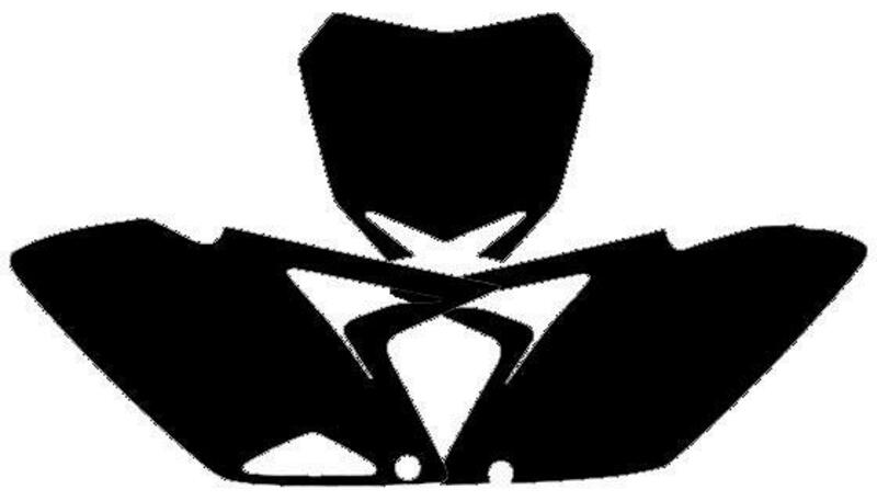 Obrázek produktu BLACKBIRD štítek Nálepky Suzuki RM-Z250 černá 3318/000006